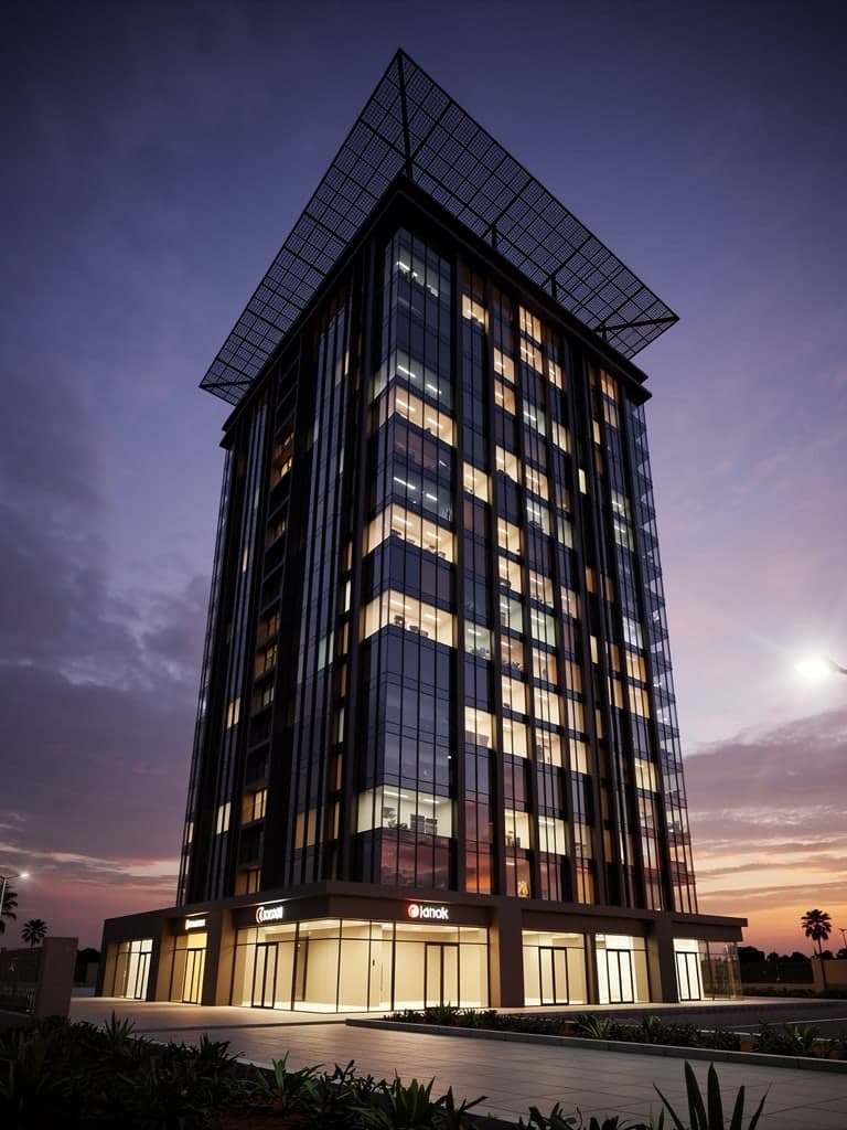 Mixed-use tower, retail and residential
